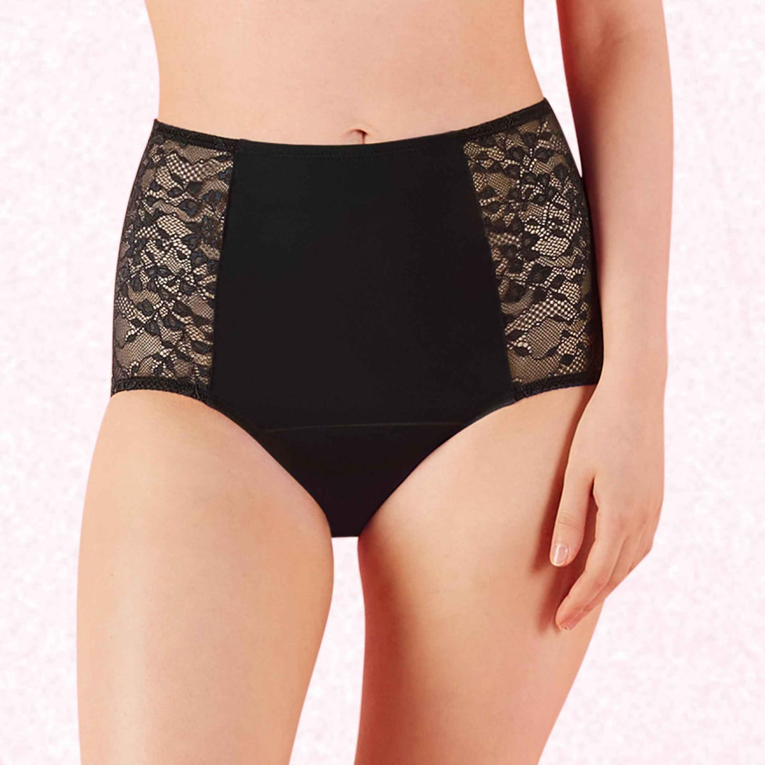 Perioden Unterwäsche
      Leichte Periodehigh-waist-floral-light